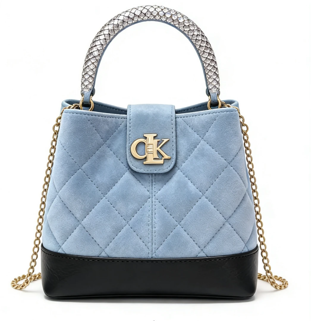 CK&WQ/2025秋冬新品 轻奢休闲风流行耐磨单肩提花时尚单肩包