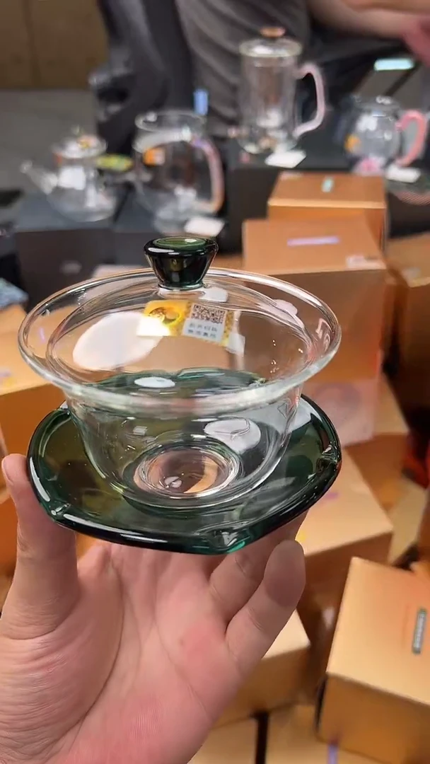 @@禾器晶彩（孤品）禅语墨绿色