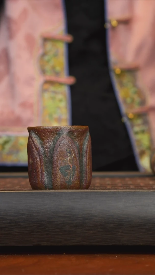 【闪购商品】紫砂茶壶柴烧敦煌主人杯