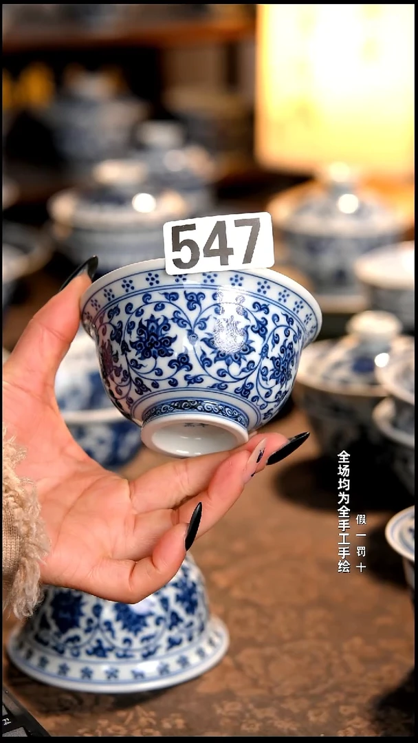 景德镇全手工手绘柴窑茶器福利