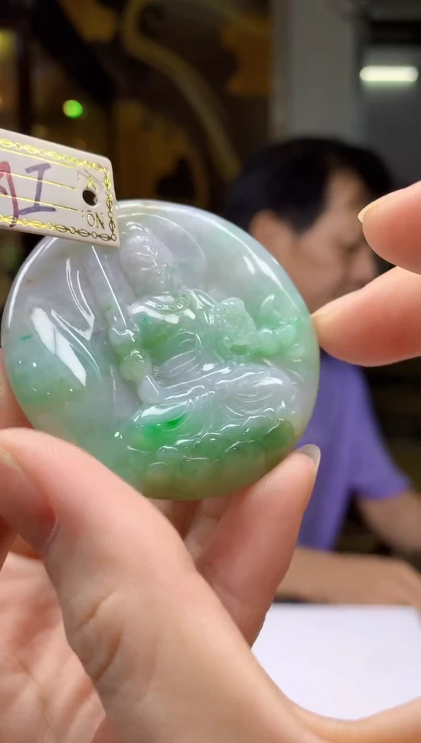 定制翡翠未镶嵌1106ry-毛货挂件12