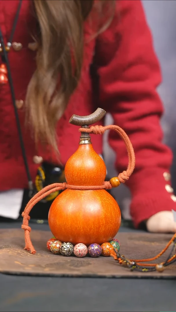 【闪购商品】WW175大漆酒葫芦不包手串及旋转底座