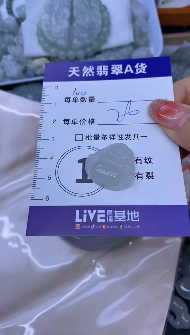 颈饰未镶嵌翡翠天然翡翠A货批量多样性发一件