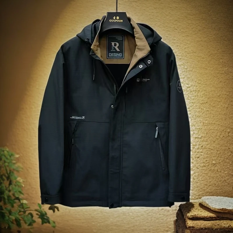 【夹克衫97509】男士春秋商务通勤休闲时尚户外机能夹克风衣外套