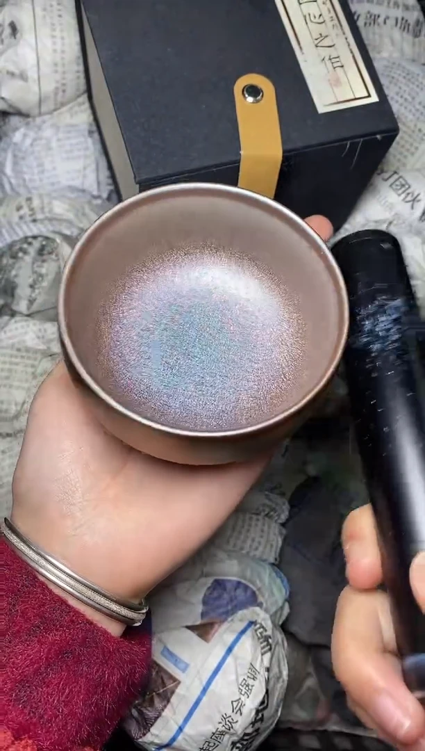 【闪购商品】茶盏糖果 禅定 粉 盏三疯建盏茶器