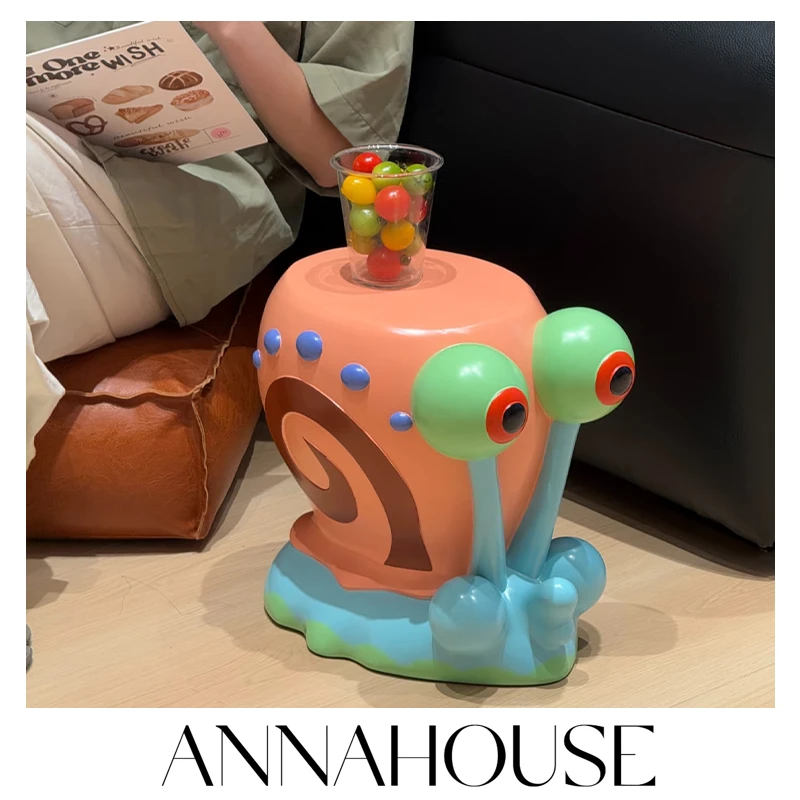 ANNAHOUSE卡通小蜗牛网红换鞋凳子进门口家用入户儿童可爱创意MQ