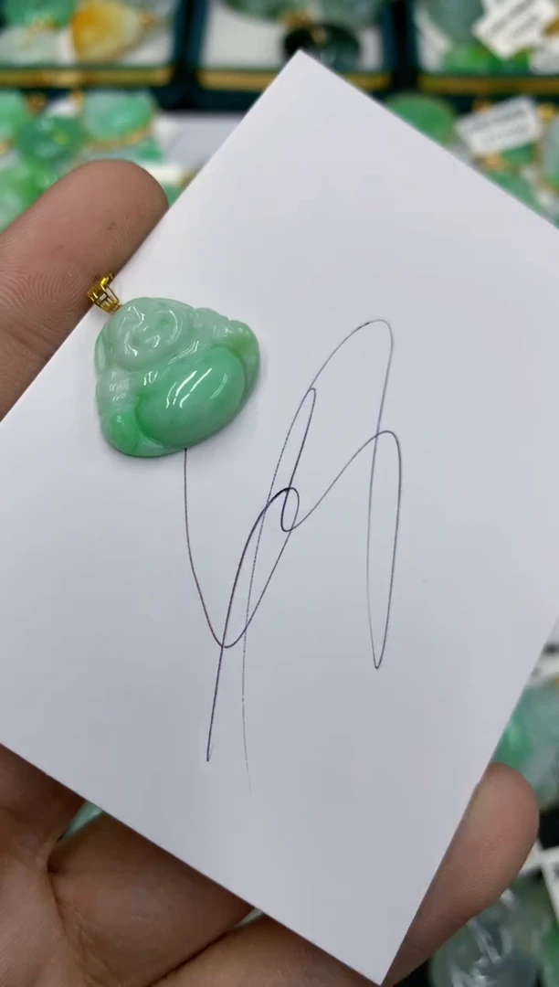 【闪购商品】翡翠颈饰18K金镶嵌11111111111