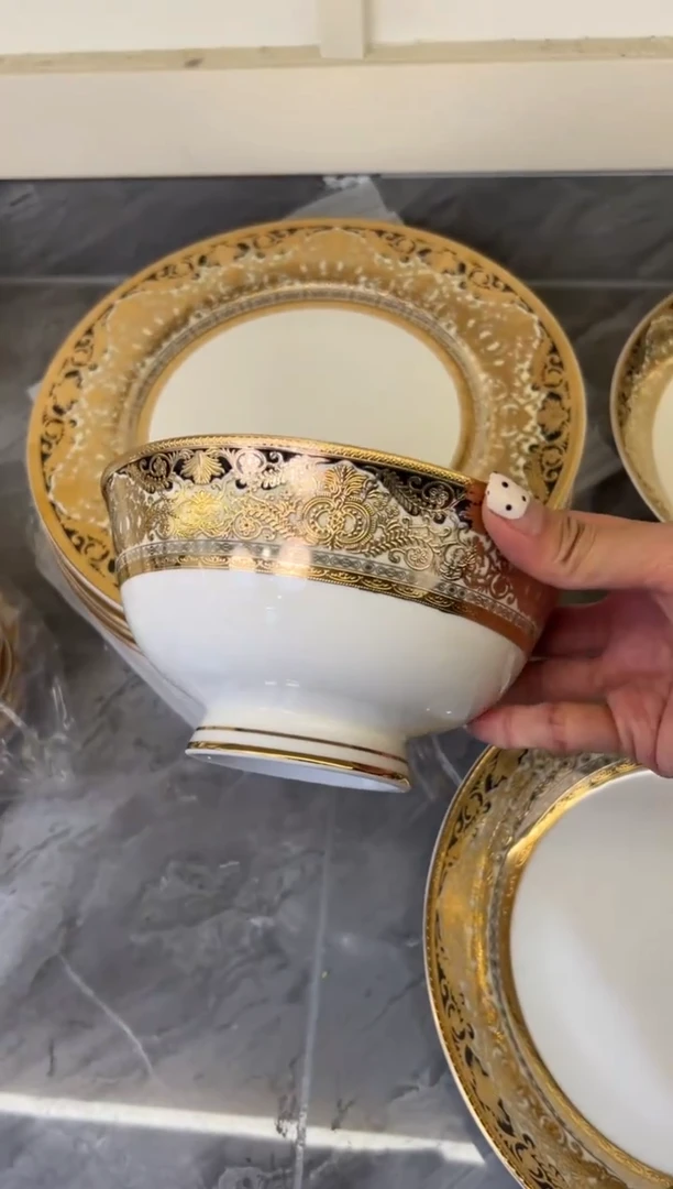 瓷片6寸高脚碗一个一单尾单