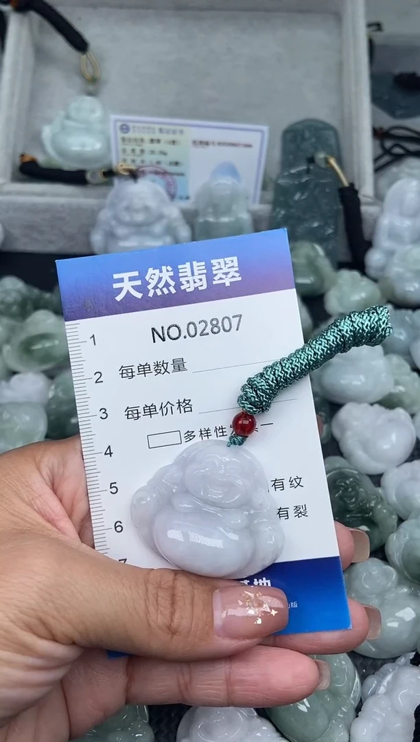 颈饰未镶嵌翡翠纯天然A货翡翠2807