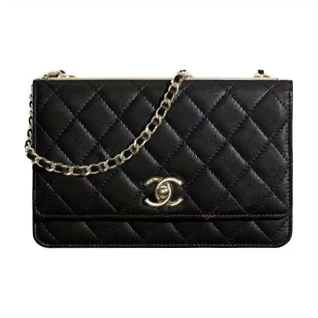 95新 Chanel/香奈儿 安洁利严选经典款ccWOC/BK0145895 斜挎包