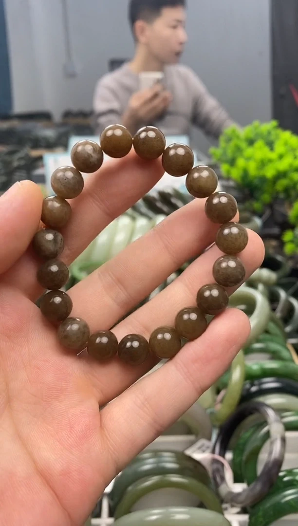 未镶嵌手镯和田玉10mm