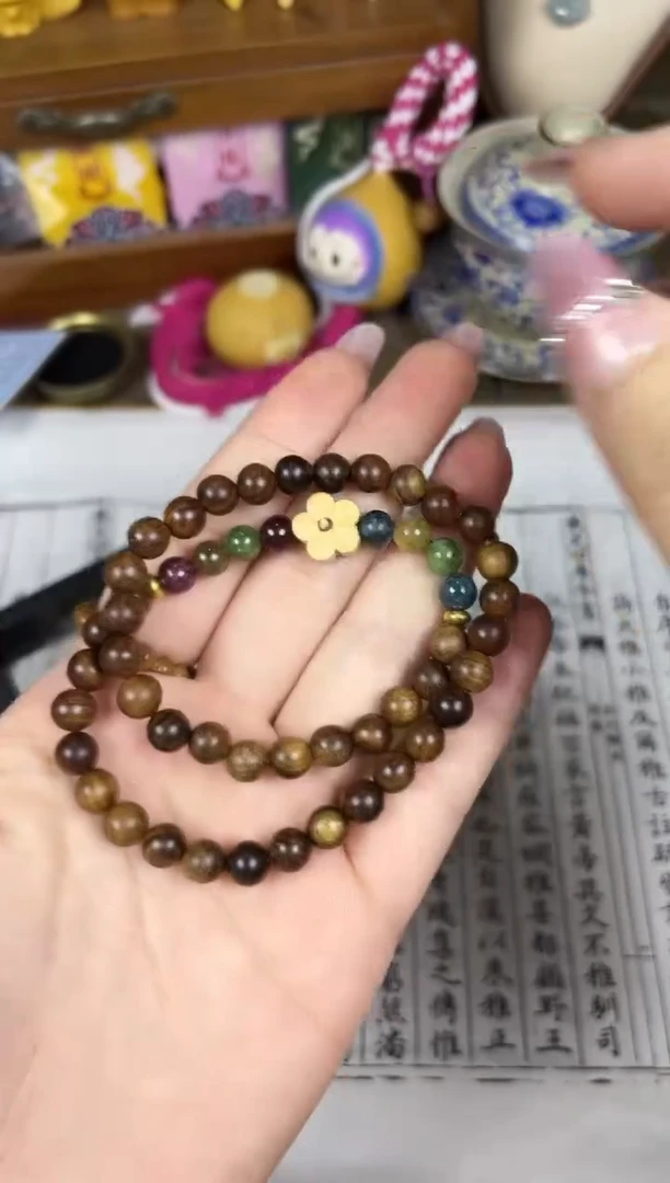 非洲檀香手串/手链菩提木质玉石手串/多发性其一/不带盒子
