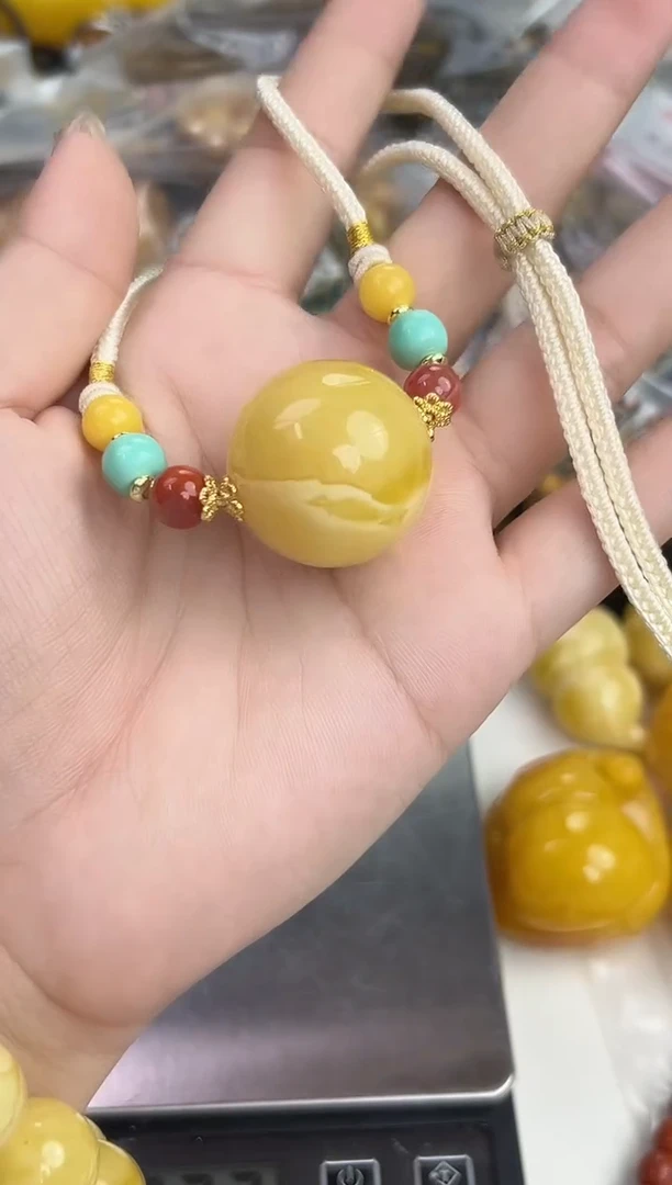 裸石琥珀未镶嵌天然琥珀蜜蜡吊坠
