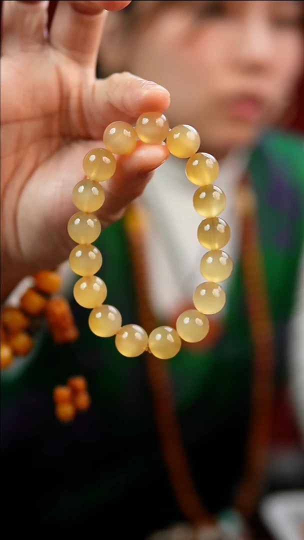 牛骨手串/手链1.2干净羊角手串