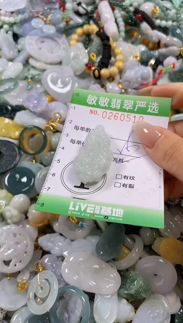 翡翠未镶嵌颈饰闪购0260510多样性发其一