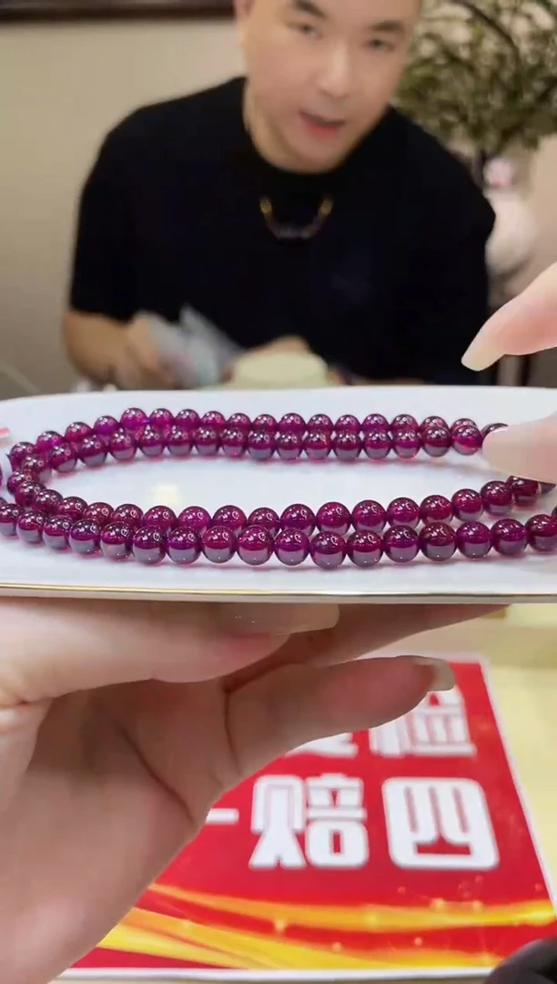 未镶嵌手链石榴石@@ZY30804018