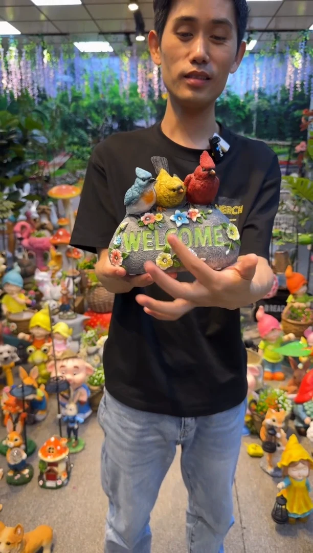 无花朵花园庭院摆件&00&