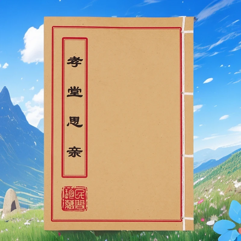 孝堂思亲 通俗易懂 彩色版手工线装  古籍