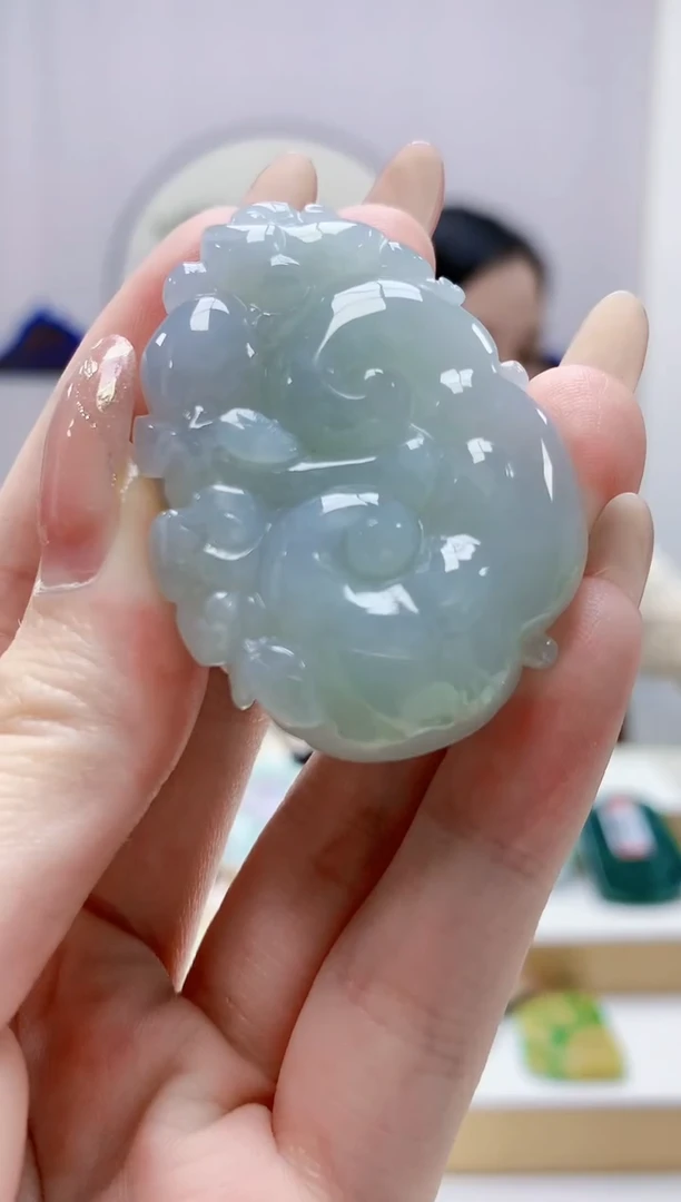 未镶嵌定制翡翠4852jw-毛货挂件83