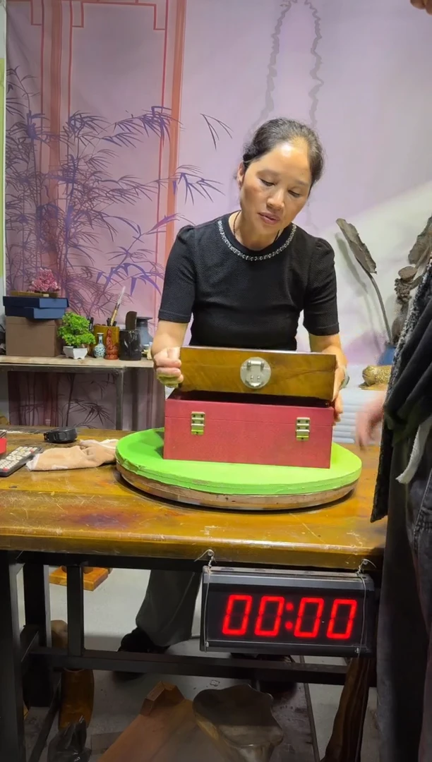 金丝楠温**狼金丝楠木收纳盒