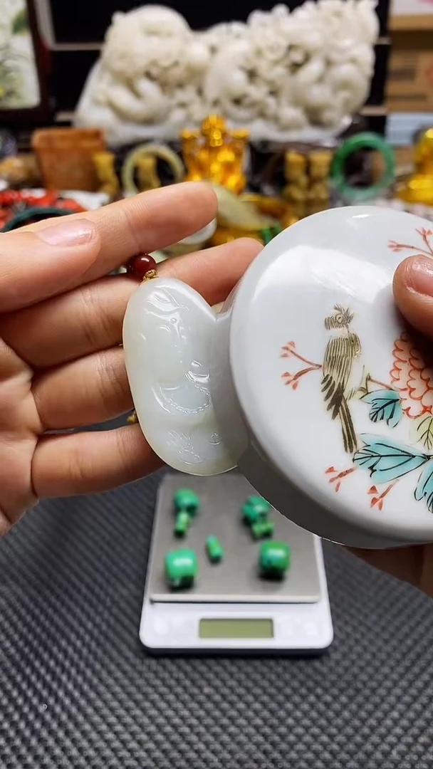 【闪购商品】瓷片瓷片瓷器 摆件1个