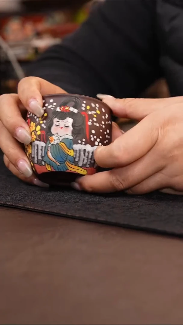 茶杯紫砂唐美人主人杯128