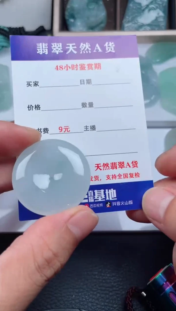 翡翠未镶嵌颈饰