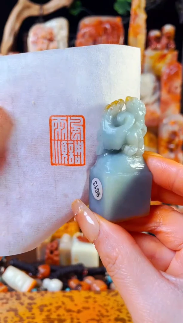 【闪购商品】云南石印石手工篆刻《风调雨顺》1.