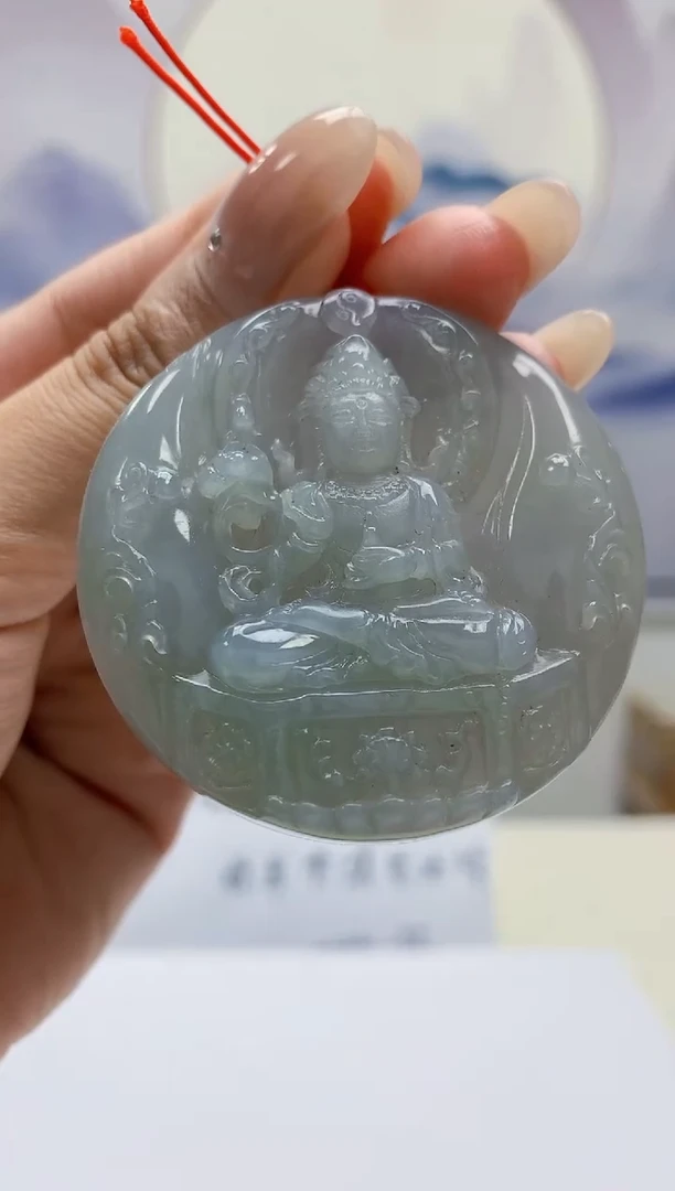 定制翡翠未镶嵌5159MM-毛货挂件123