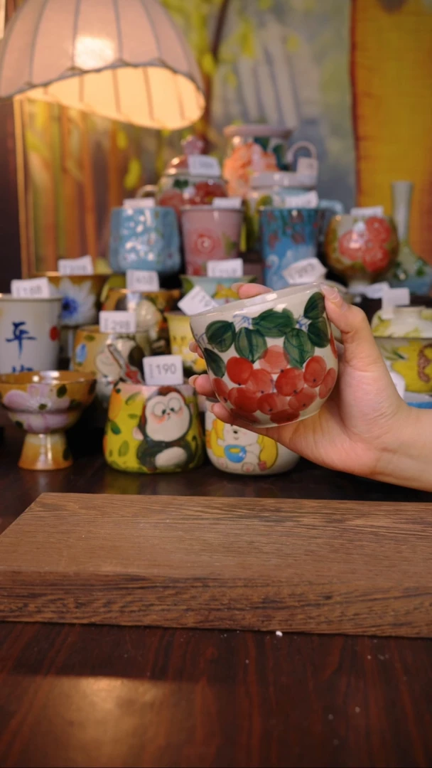 摆件泥垚手作 景德镇手工手绘器物