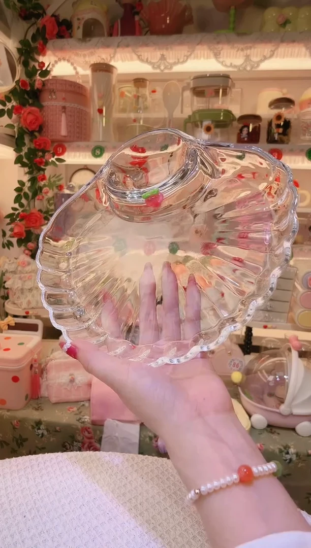 贝壳饺子盘——手工制作品质好！