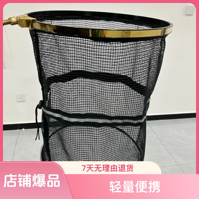 无口布加厚涂胶便携鱼护野钓黑坑专用轻量防挂速干垂钓渔具