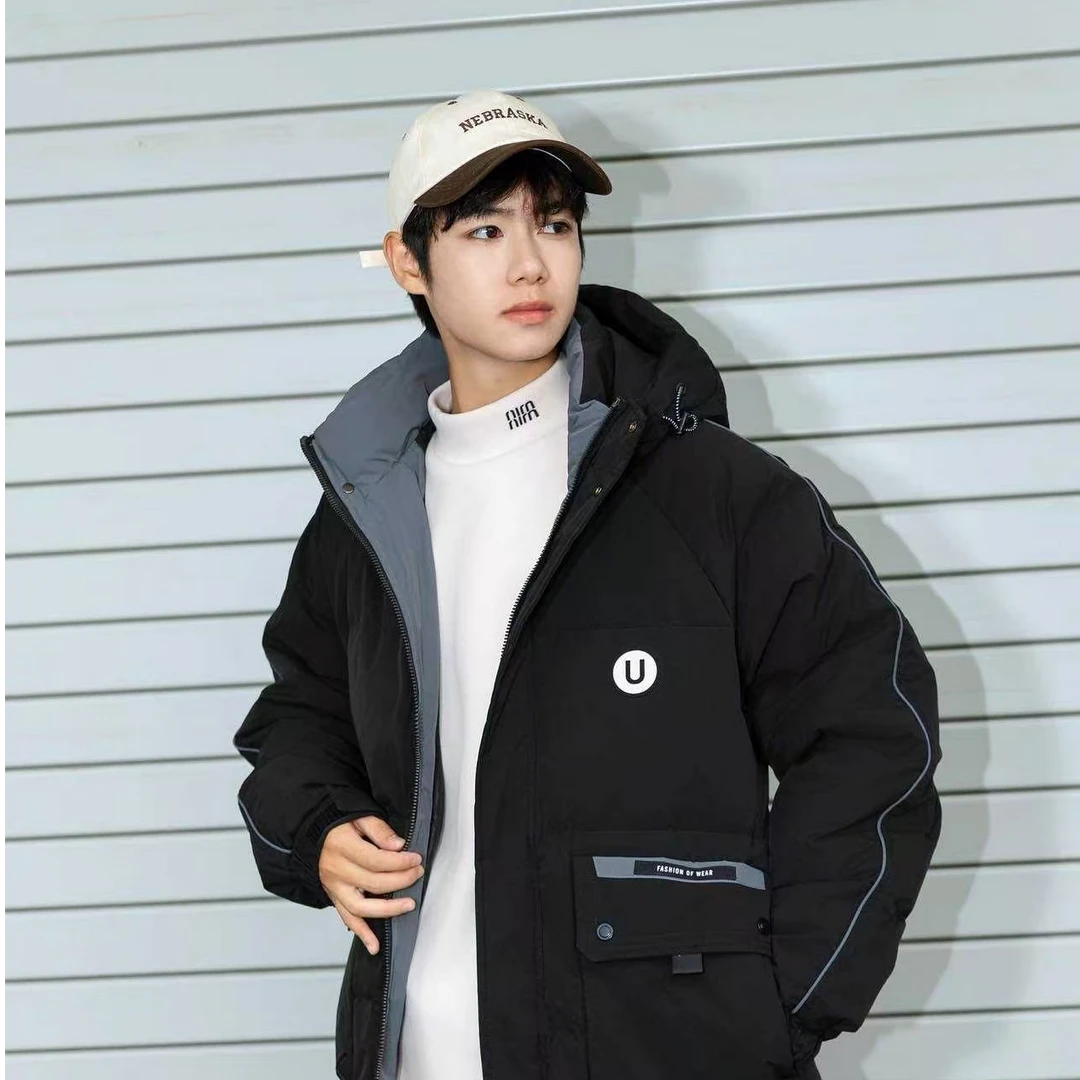 青少年潮流加厚冬款外套保暖