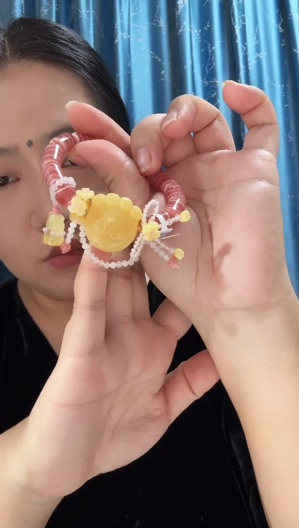 未镶嵌蜜蜡手链蜜蜡手链