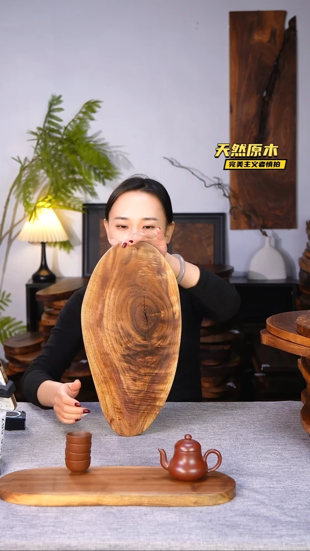 木北美黑胡桃原木.干裂疤结不属于商品质量问题完美主义者慎拍