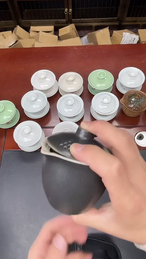 陶瓷茶具临时链接瓷盖碗