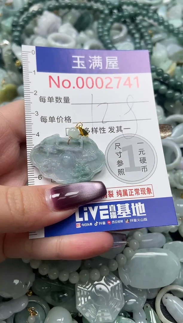 颈饰未镶嵌翡翠2741