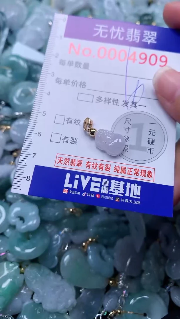颈饰未镶嵌翡翠4909