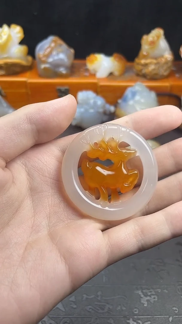 玛瑙/玉髓手把未镶嵌1