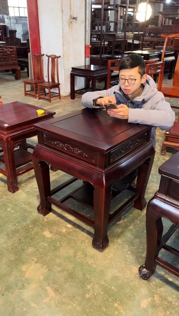 【闪购商品】黑酸枝木类成套家具J68