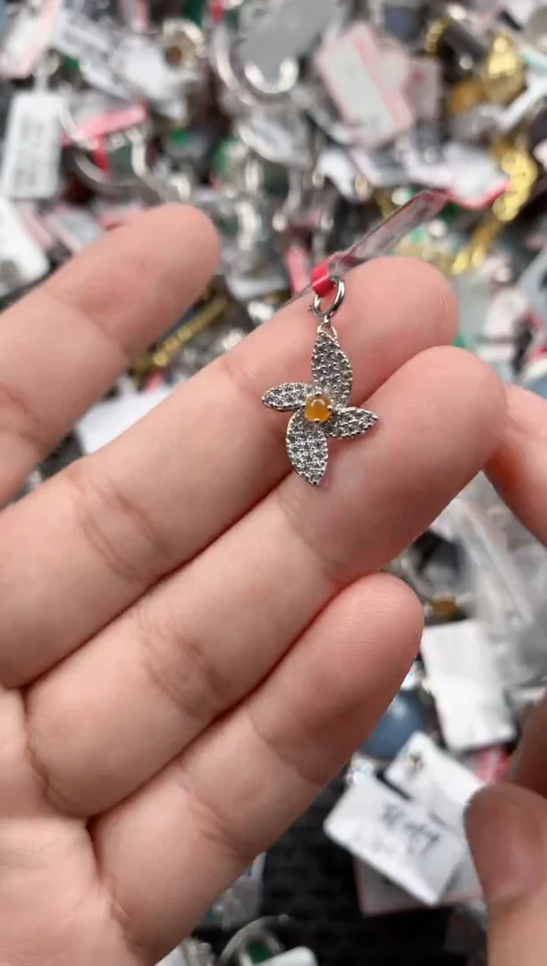 银S925镶嵌戒指翡翠111    2