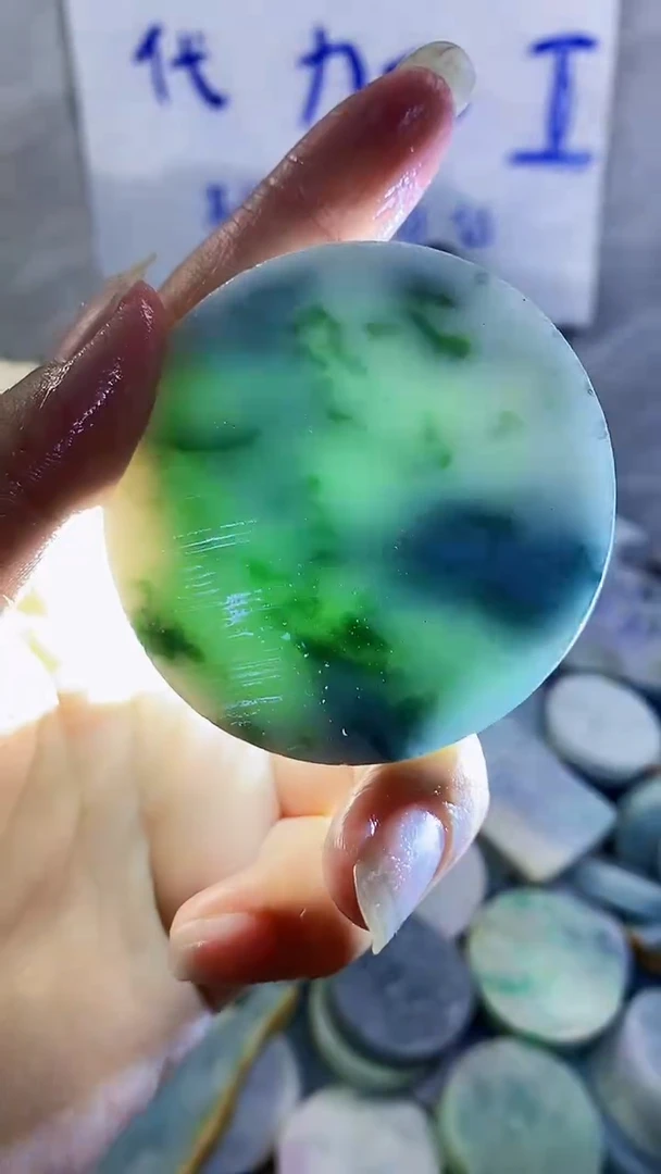 裸石翡翠纯天然翡翠A货244