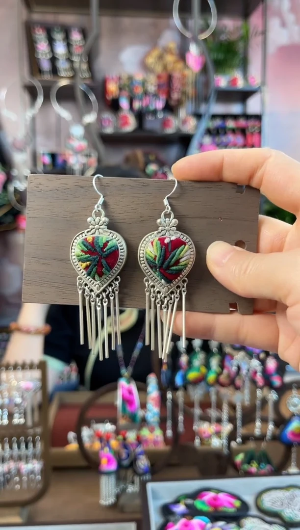 织绣 民族风手工非遗老绣饰品162