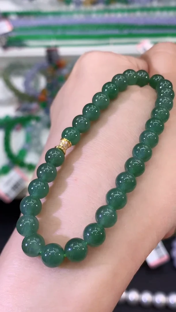 未镶嵌手串翡翠B321