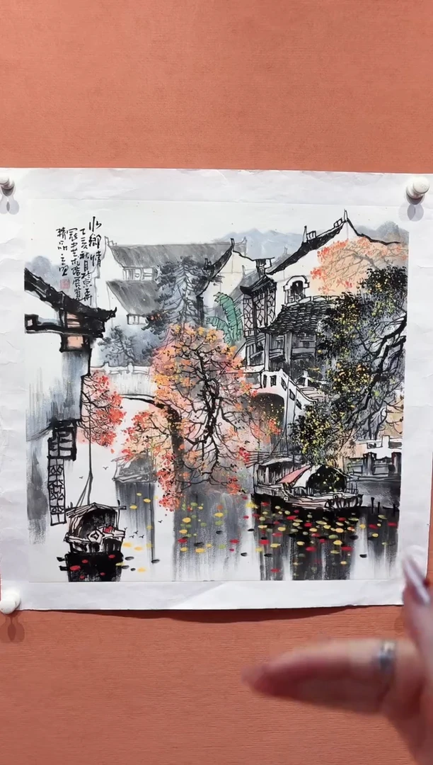 国画师立照老师国画作品