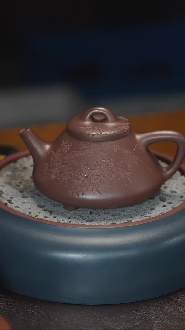 茶壶紫砂沈美琴 子冶石瓢