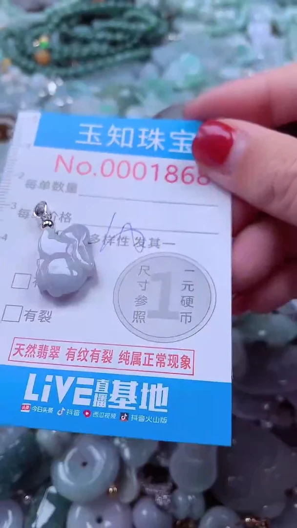 吊坠(不含链)未镶嵌翡翠1868