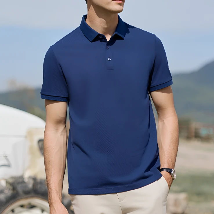 男士polo衫潮流短袖t恤翻领夏季韩版修身休闲半袖带领上衣服男装