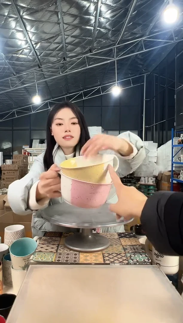 【闪购商品】杯高温釉下彩陶瓷