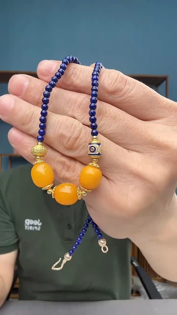 未镶嵌琥珀裸石68蜜蜡